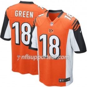 Maillot Homme Cincinnati Bengals A. J. Green 18 Nike Orange